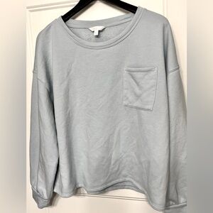 Lauren Conrad Blue Cozy Sweatshirt